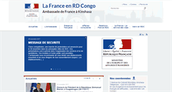 Desktop Screenshot of ambafrance-cd.org