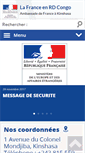 Mobile Screenshot of ambafrance-cd.org